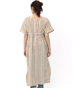チチカカ |2WAY手織りストライプワンピース