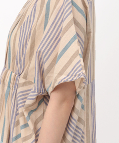 チチカカ |2WAY手織りストライプワンピース