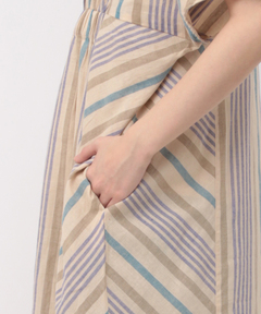 チチカカ |2WAY手織りストライプワンピース