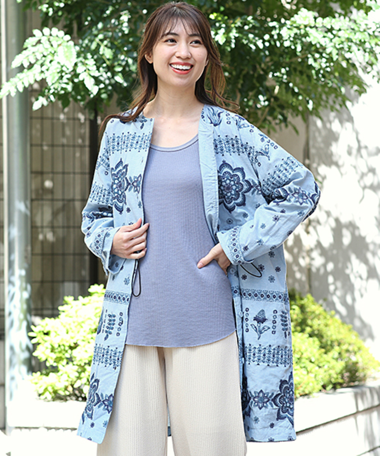 チチカカ |ボタニカル刺繍ワンピース