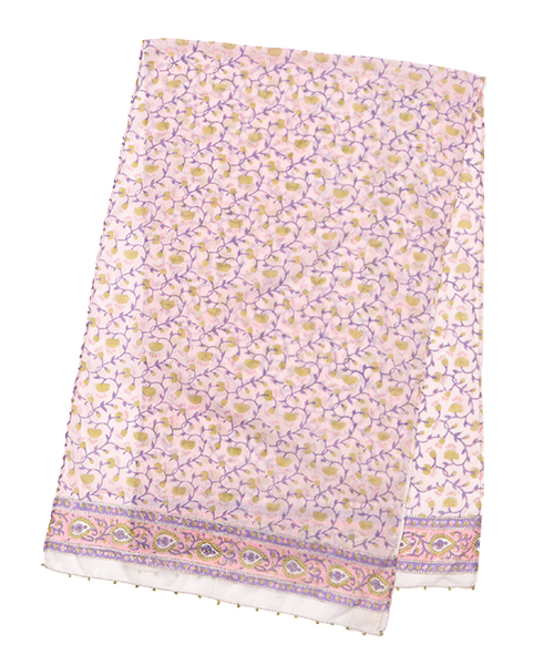 ブロックプリントスカーフ / スカーフ | エスニックファッション＆雑貨