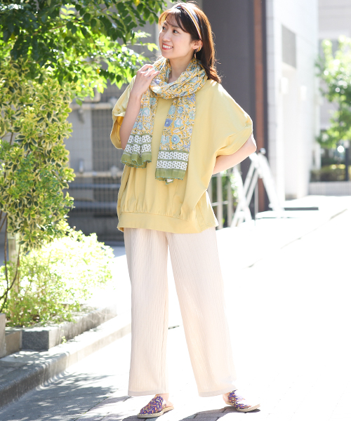 ブロックプリントスカーフ / スカーフ | エスニックファッション