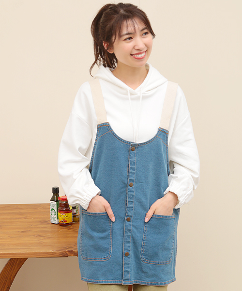 A BATHING APE 【超希少】デニムエプロン　フリーサイズ デニムエプロン130cm トップバリュ キッズ 子供 | イオンスタイル