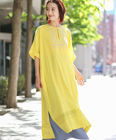 チチカカ |ハンドラクノウ刺繍ワンピース