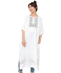 チチカカ |ハンドラクノウ刺繍ワンピース