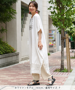 チチカカ |ハンドラクノウ刺繍ワンピース