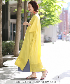 チチカカ |ハンドラクノウ刺繍ワンピース