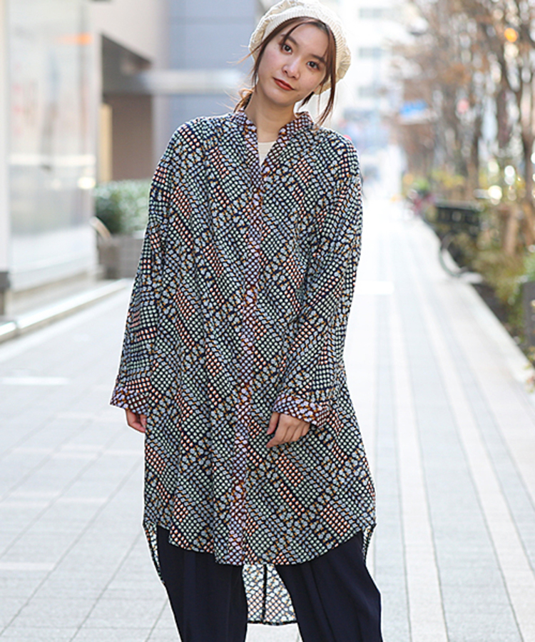 チチカカ |ドルマンシャツワンピース