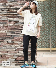 チチカカ |go slow caravanコラボ カラベラプリントTシャツ