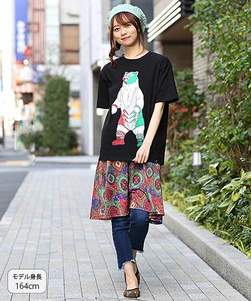 go slow caravanコラボ ルチャプリントTシャツ / Tシャツ・カットソー