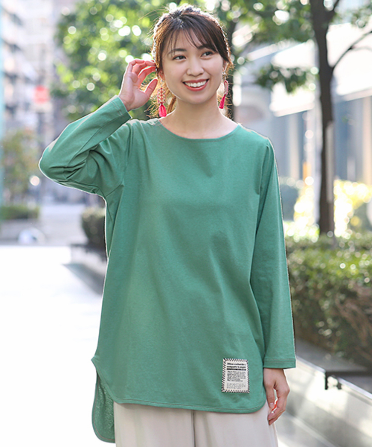 チチカカ |ポイント機能ラグラン ロングTシャツ
