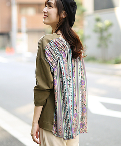 チチカカ |パッチストライププリントプルオーバー