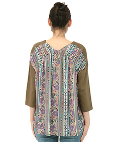 チチカカ |パッチストライププリントプルオーバー