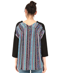 チチカカ |パッチストライププリントプルオーバー