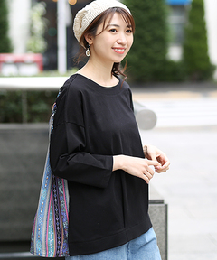 チチカカ |パッチストライププリントプルオーバー