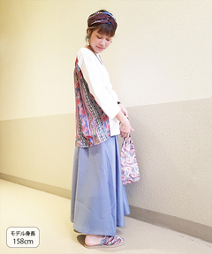 チチカカ |パッチストライププリントプルオーバー