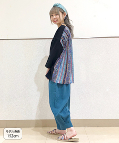 チチカカ |パッチストライププリントプルオーバー