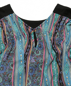 チチカカ |パッチストライププリントプルオーバー