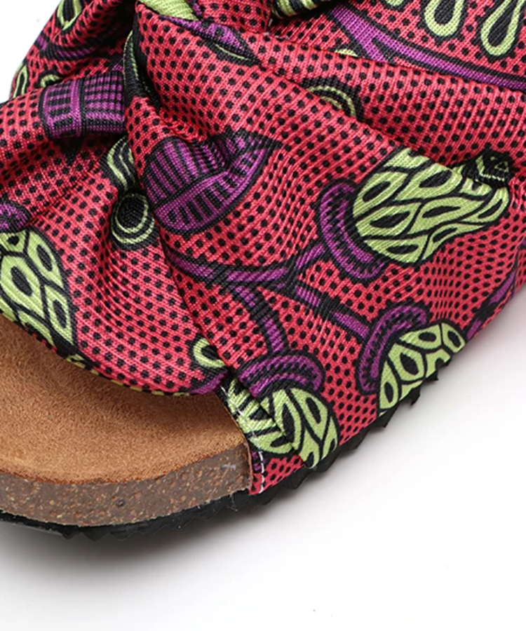 アフリカンプリントリボンサンダル / サンダル | エスニックファッション＆雑貨のチチカカ公式通販サイト