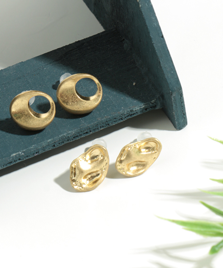 チチカカ |アンティークリングセット 樹脂ピアス