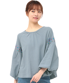 チチカカ |キカ刺繍バルーンスリーブプルオーバー