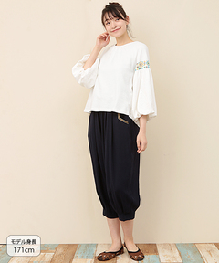 チチカカ |キカ刺繍バルーンスリーブプルオーバー