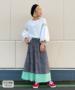 チチカカ |キカ刺繍バルーンスリーブプルオーバー