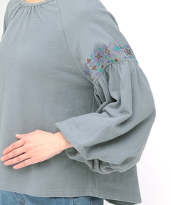 チチカカ |キカ刺繍バルーンスリーブプルオーバー