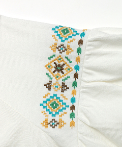 チチカカ |キカ刺繍バルーンスリーブプルオーバー