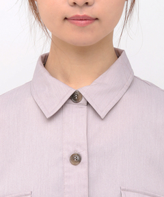 チチカカ |シャンブレープリントコンビワンピース