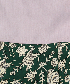 チチカカ |シャンブレープリントコンビワンピース