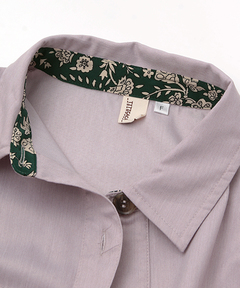 チチカカ |シャンブレープリントコンビワンピース