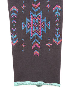 チチカカ |配色裏毛ナバホ刺繍プルオーバー