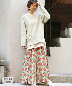 チチカカ |オリーブスクワランジャージープルオーバー