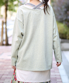 チチカカ |オリーブスクワランジャージープルオーバー