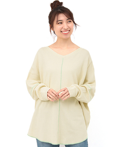 チチカカ |ウェーブリブ2wayプルオーバー