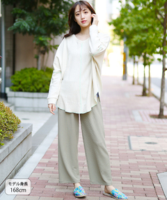 チチカカ |ウェーブリブ2wayプルオーバー