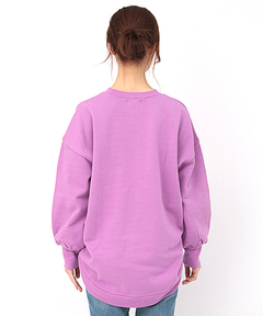 チチカカ |配色裏毛ラウンドヘムプルオーバー