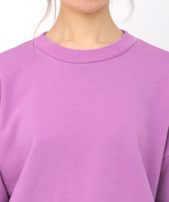 チチカカ |配色裏毛ラウンドヘムプルオーバー