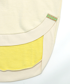 チチカカ |配色裏毛ラウンドヘムプルオーバー