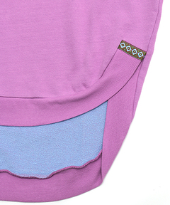 チチカカ |配色裏毛ラウンドヘムプルオーバー