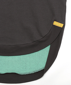 チチカカ |配色裏毛ラウンドヘムプルオーバー