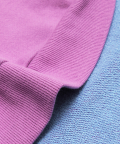 チチカカ |配色裏毛ラウンドヘムプルオーバー