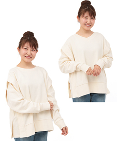 チチカカ |2WAY裏毛&リブプルオーバー