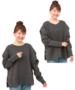 チチカカ |2WAY裏毛&リブプルオーバー