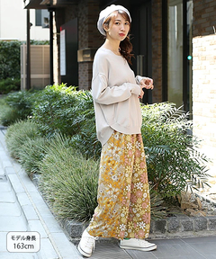 チチカカ |エコベロラウンドヘムニットプルオーバー