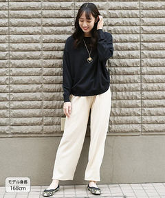 チチカカ |エコベロラウンドヘムニットプルオーバー