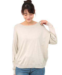 チチカカ |エコベロラウンドヘムニットプルオーバー