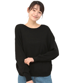 チチカカ |エコベロラウンドヘムニットプルオーバー