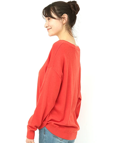 チチカカ |エコベロラウンドヘムニットプルオーバー